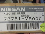 Nissan Patrol Y61 Genuine Windscreen Molding Upper Center New Part