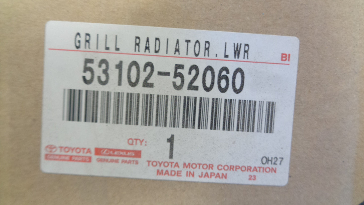 Toyota Yaris Genuine Lower Radiator Grille Sub Assy New Part