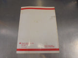 Nissan Vanette Genuine Service Manual Supplement No 1 Used Part