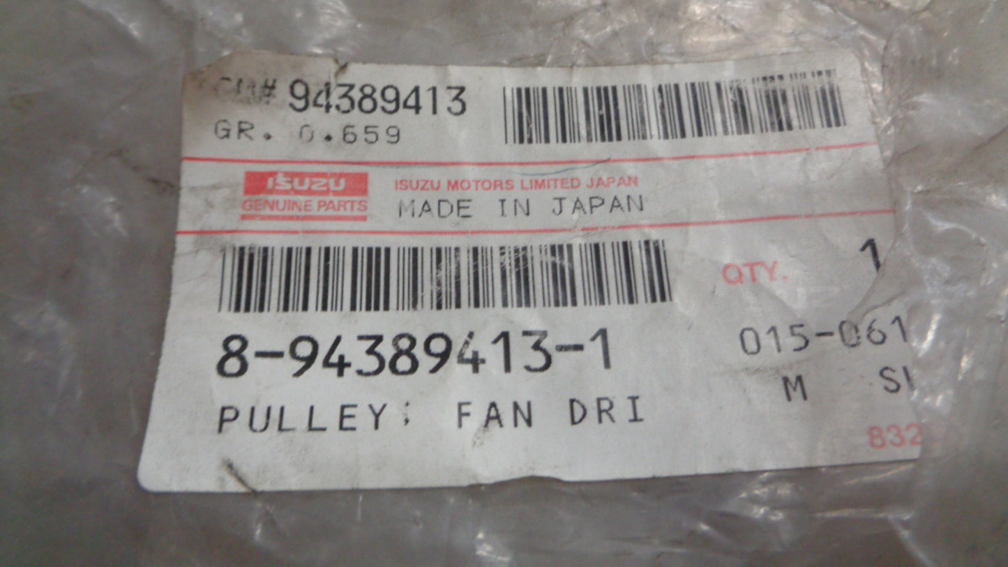 Isuzu NKR Genuine Fan Drive Pulley New Part