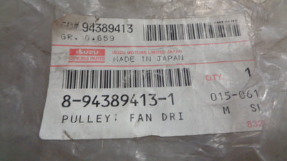 Isuzu NKR Genuine Fan Drive Pulley New Part