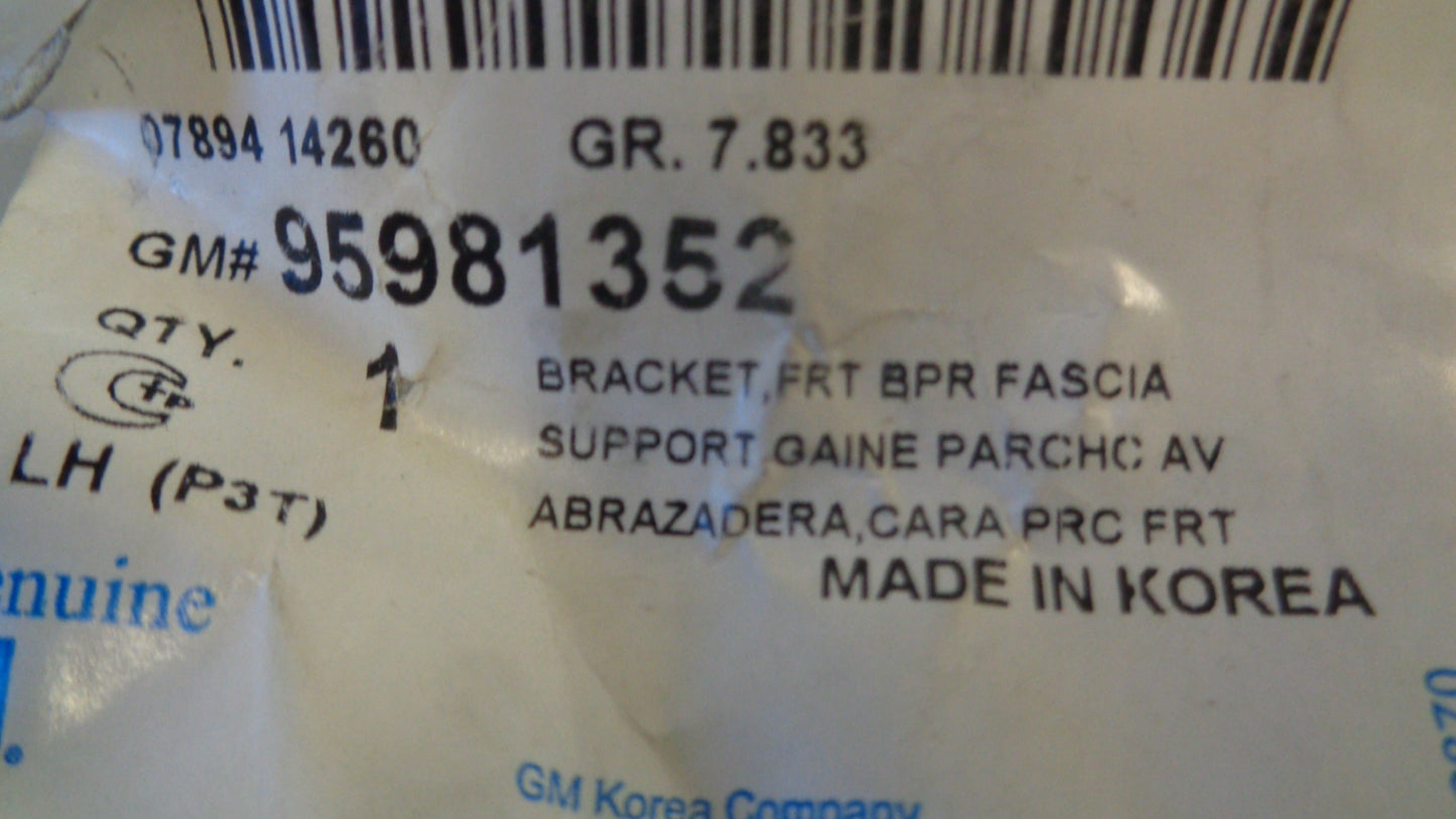 Holden Barina Genuine Front Left Hand Fascia Bracket New Part
