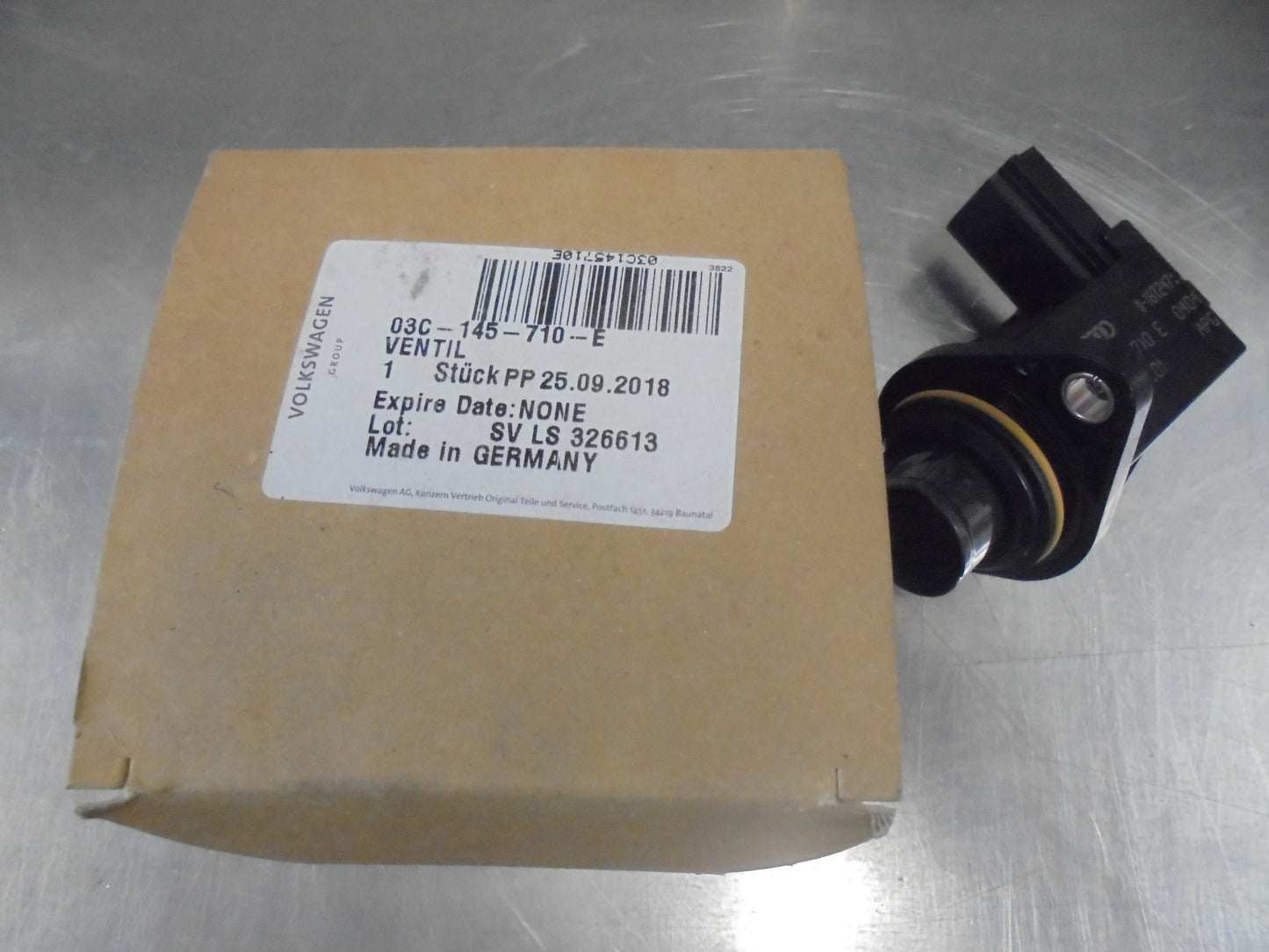 VW-Audi-Skoda-Seat Genuine Black Turbo Diverter Valve New Part