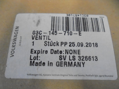 VW-Audi-Skoda-Seat Genuine Black Turbo Diverter Valve New Part