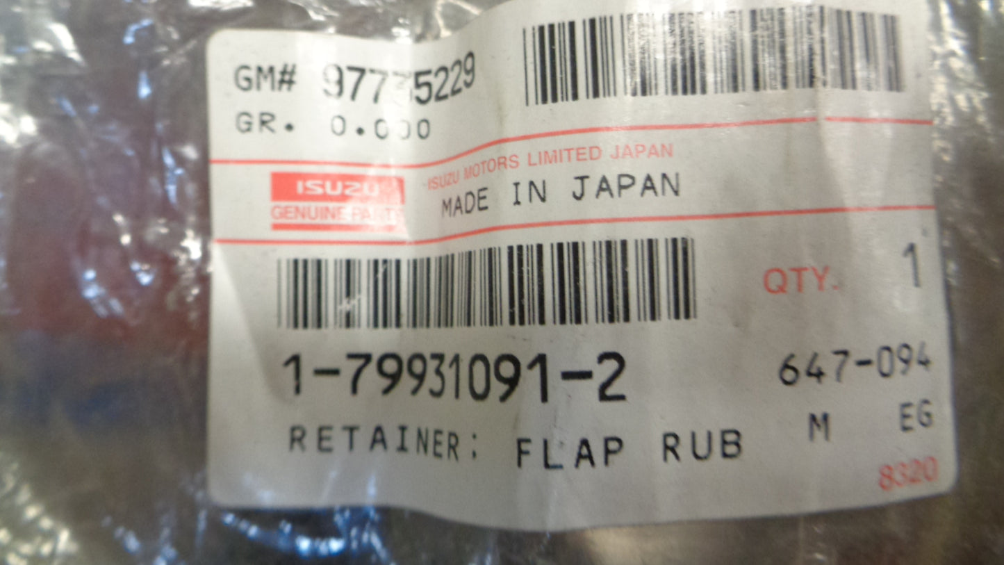 Isuzu CXY Genuine Rubber Flap Retainer New Part