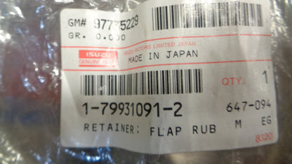 Isuzu CXY Genuine Rubber Flap Retainer New Part