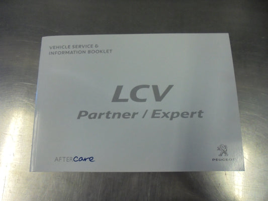 Peugeot Genuine Service Manual Information Book New Part