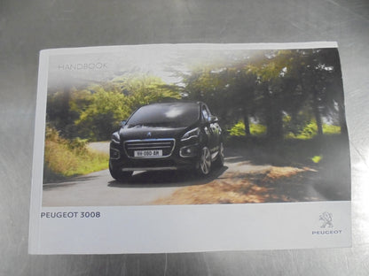 Peugeot 3008 Genuine Owners Manual 2015 On New Part