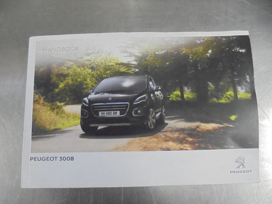 Peugeot 3008 Genuine Owners Manual 2015 On New Part