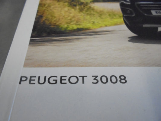 Peugeot 3008 Genuine Owners Manual 2015 On New Part