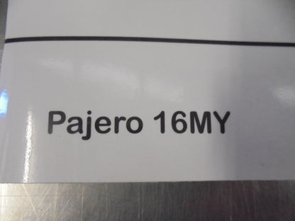 Mitsubishi Pajero Genuine Service And Warranty Booklet New Part