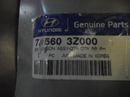 Hyundai I40 Wagon Genuine Right Hand Rear Extension QTR-Outer Panel New Part