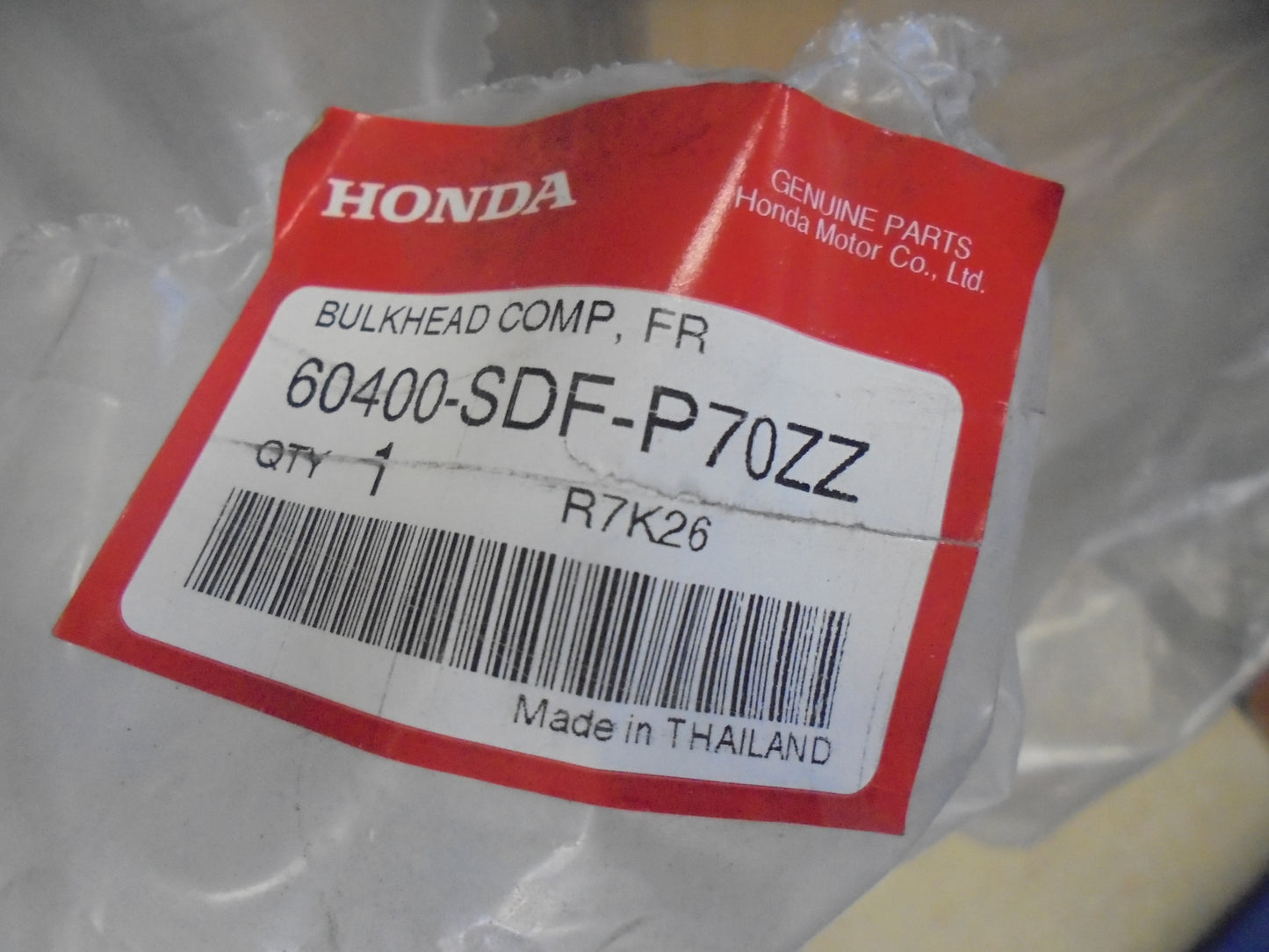 Honda Accord Genuine Radiator Support Panel Assy New Part