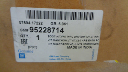Holden Barina Genuine CV Boot Kit New Part