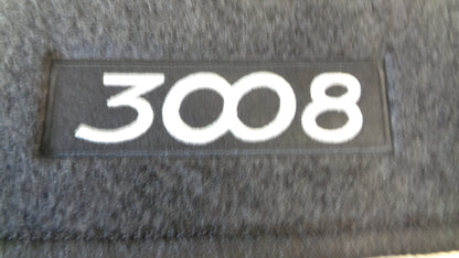 Peugeot 3008 MK1 Genuine Carpet Font & Rear Floor Mat Set New Part