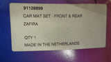 Holden Zafira Genuine Front & Rear Carpet Mat Set New Part