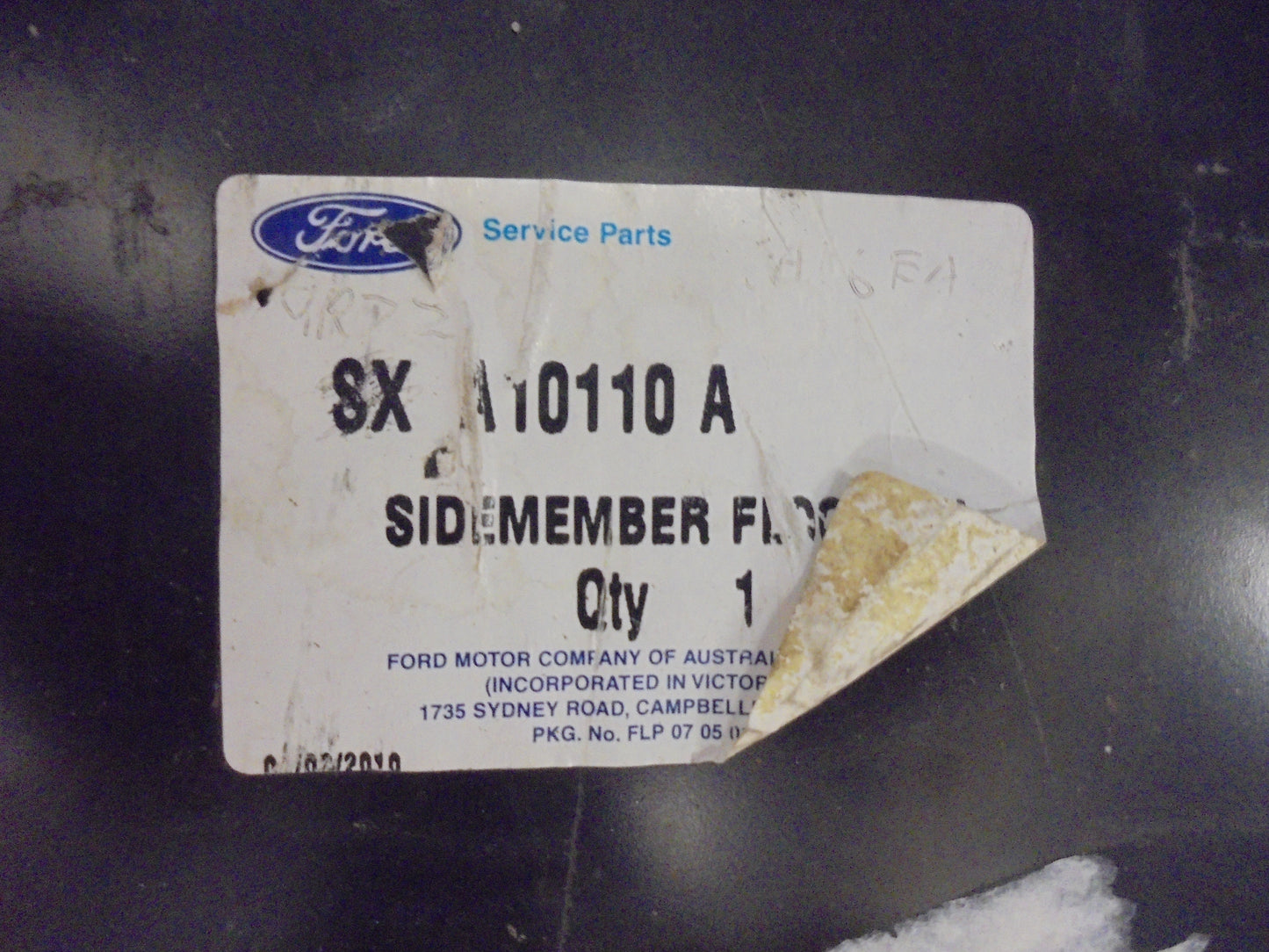 Ford Territory SX-SY-SZ Genuine Side Member Right Hand Side New Part