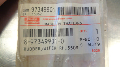 Isuzu D-Max Genuine Windscreen Wiper Rubber New Part