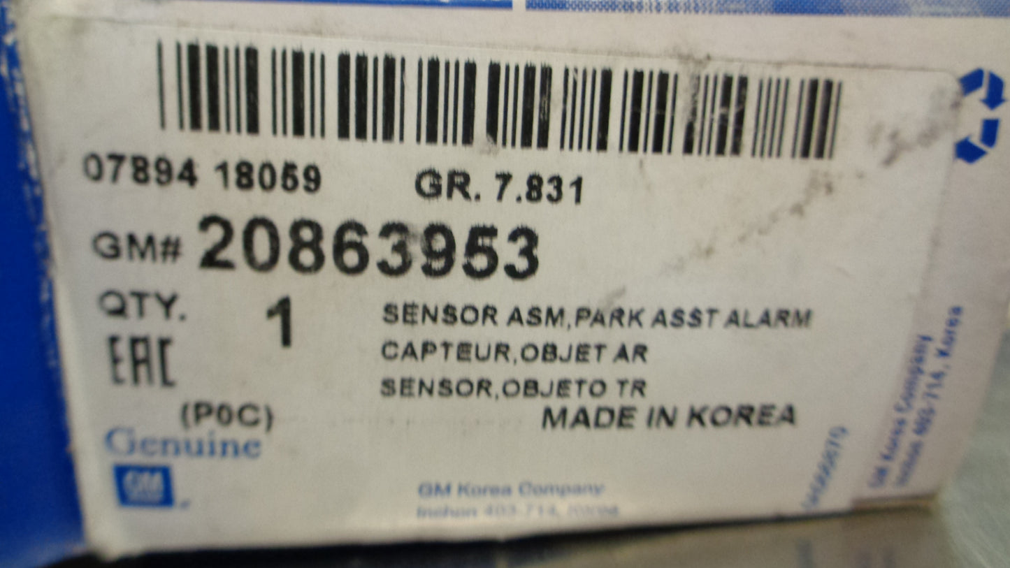 Holden Captiva Genuine Reverse Sensor Summit White New Part