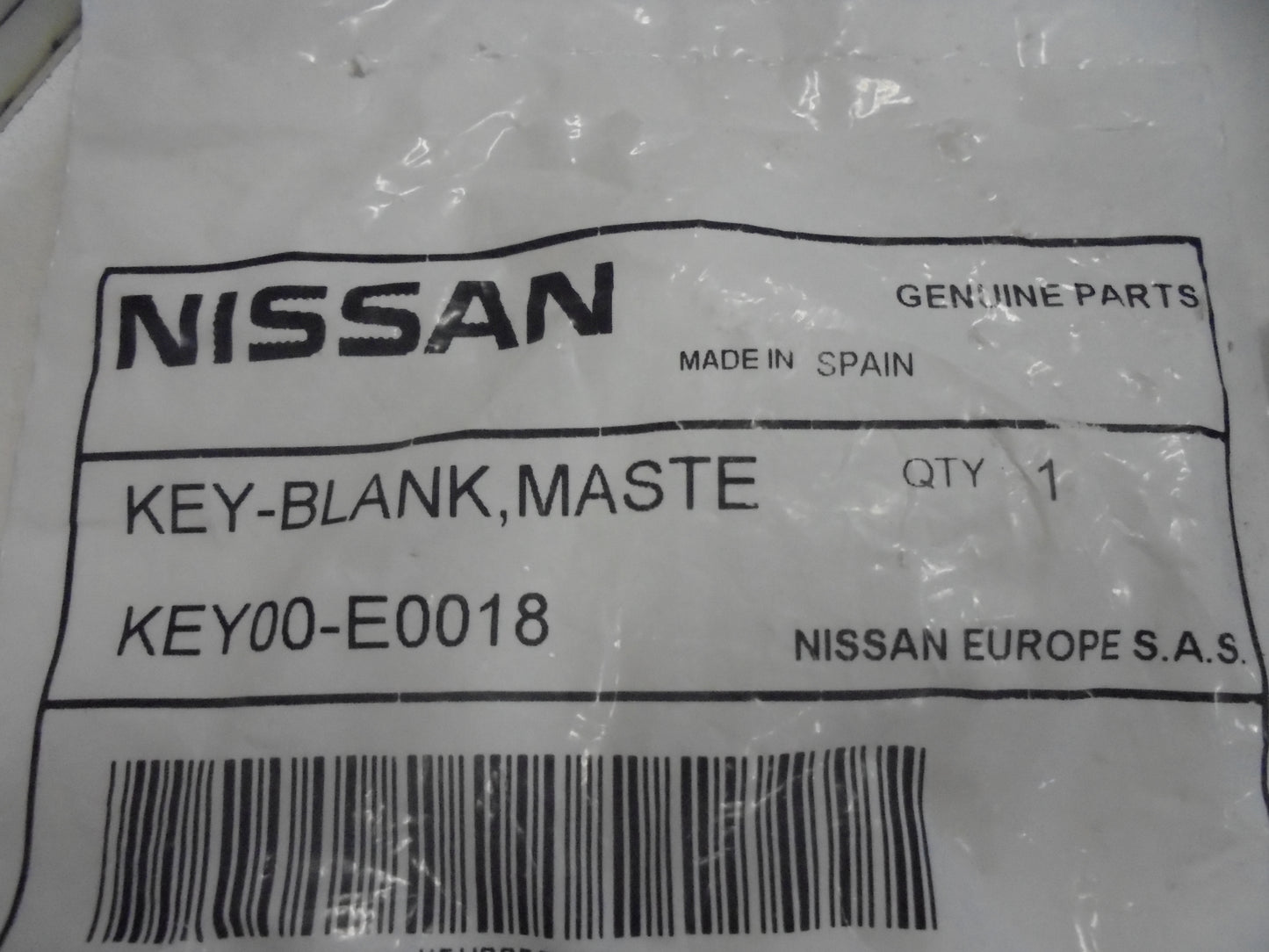Nissan Almera-Primera Genuine Remote Key Blade New Part