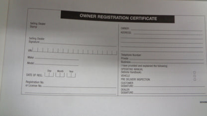 Jeep KL Cherokee Genuine Operating Information Booklet New Part