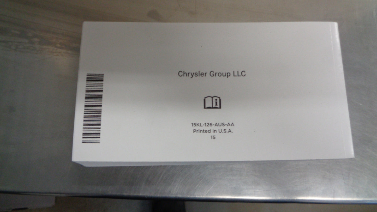 Jeep KL Cherokee Genuine Operating Information Booklet New Part