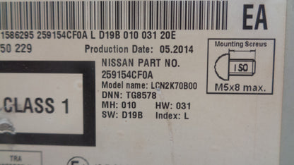 Nissan T32 X-Trail Genuine Stereo Head Unit  Untested Used Part VGC