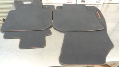 Subaru XV Genuine Set of 5 Limited Edition Yellow Logo Carpet Mats New Part