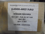 Nissan Narara D23 Dual Cab Genuine Front And Rear Carpet Mat Set Manual New Part
