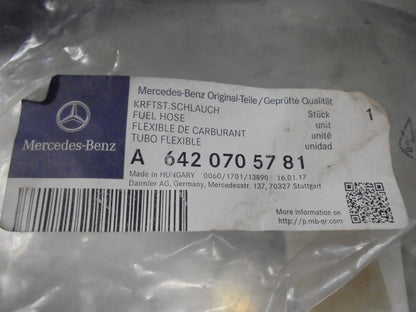 Mercedes Benz Sprinter Genuine Fuel Hose To Pressure Pump New Part