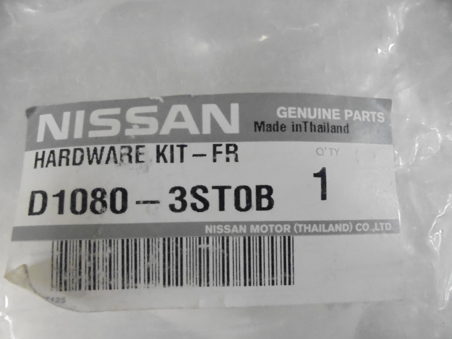 Nissan Tiida Genuine Hardware Kit Front Disc Brake Pad New Part