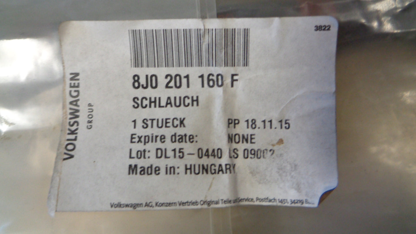 Audi Genuine Breather Connecting Hose Assembly New Part