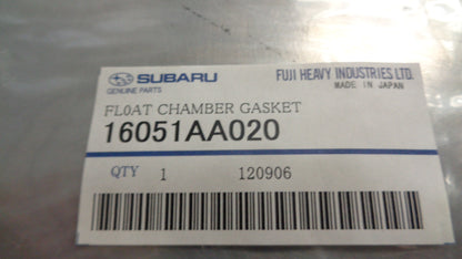 Subaru 1300G Genuine Float Chamber Gasket New Part