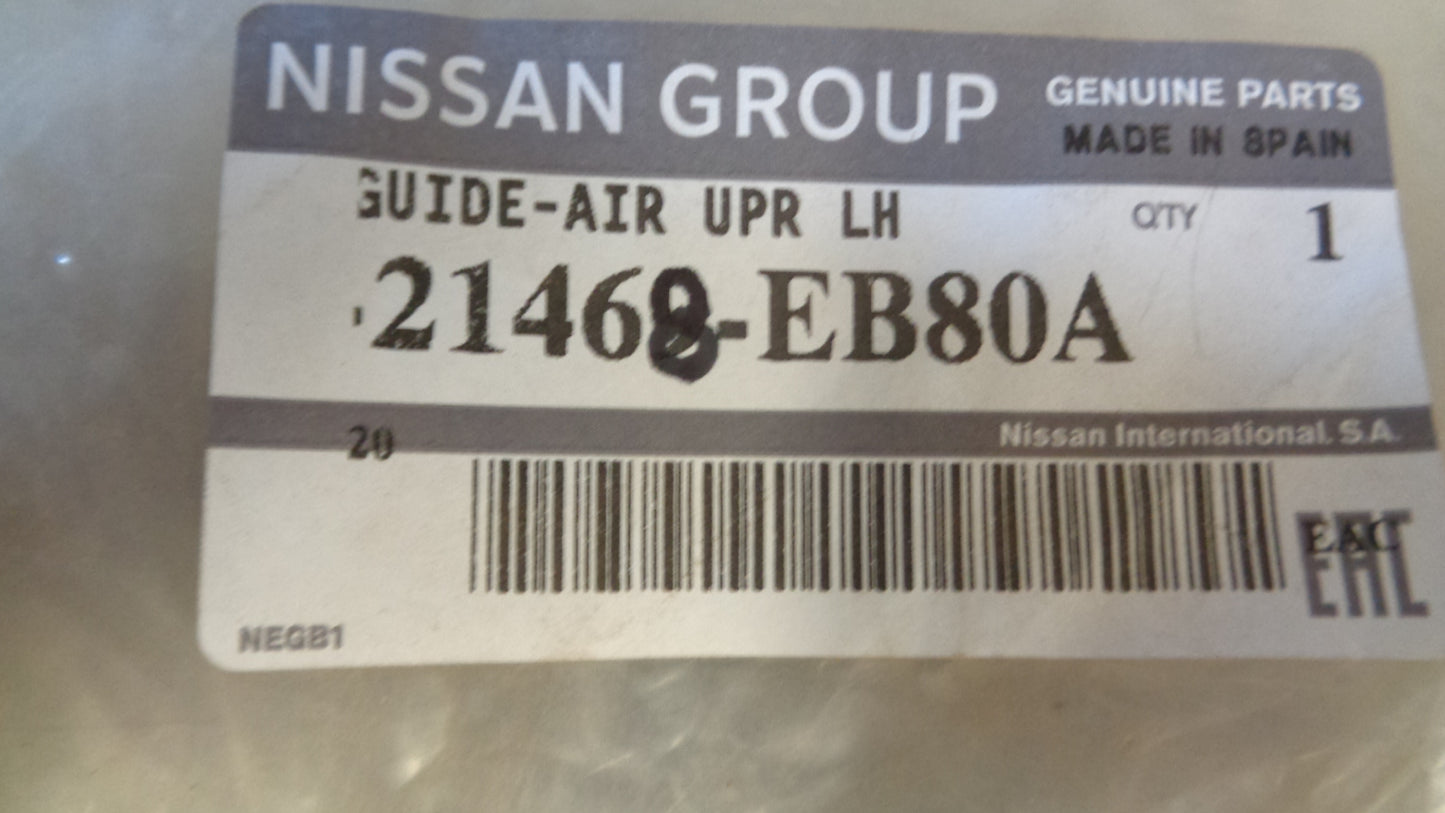 Nissan D40M Navara/R51 Pathfinder Genuine Left Hand Air Duct Guide New Part