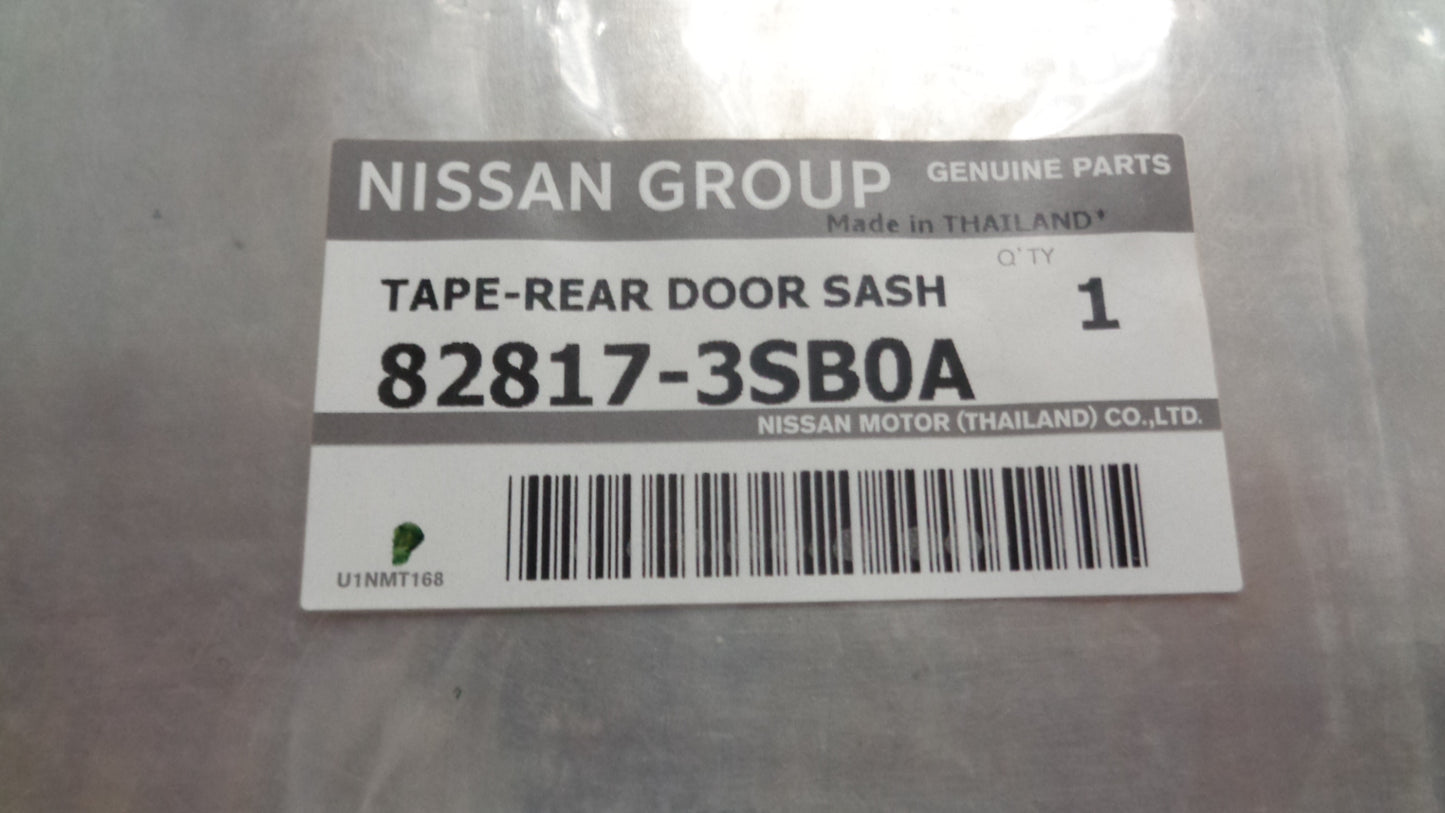 Nissan Pulsar Genuine Left Hand Rear Door Tape New Part