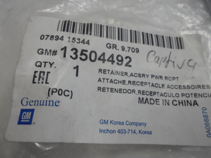 Holden Captiva Genuine Accessory Power Receptacle Retainer New Part