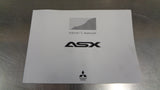 Mitsubishi ASX Genuine Owner's Manual New Part