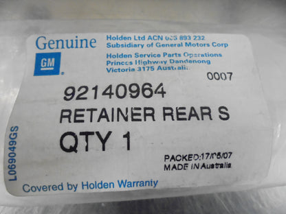 Holden Commodore-Calais-Monaro Genuine Seat Retainer Rear Trim To Seat Frame New Part