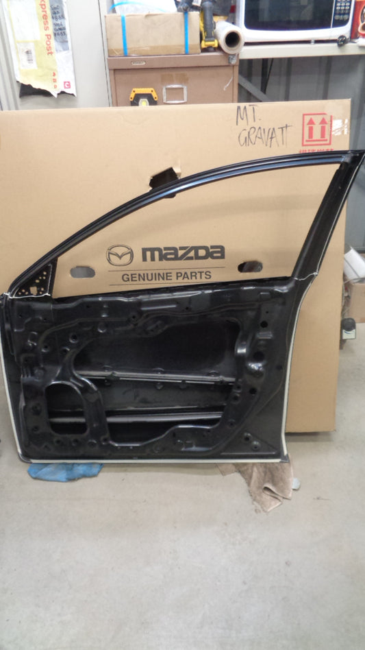 Mazda 3 Genuine Driver Front Door Shell New Part
