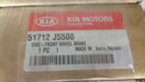 Kia Stinger Genuine Front Brake Rotor Pair New Part