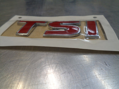 VW Tiguan/Golf/Eos Genuine Rear TSI Emblem New Part