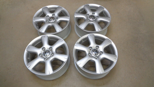 Volkswagen Golf/Jetta/Sportwagon Genuine Tangis 15" Alloy Wheels Set Of 4 New Part