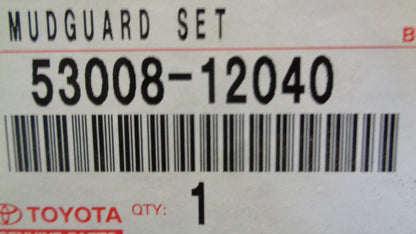 Toyota Corolla Genuine Front Mudflap Set New Part