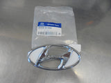 Hyundai Santa Fe Genuine Chrome Tail Gate Emblem New Part