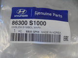 Hyundai Santa Fe Genuine Chrome Tail Gate Emblem New Part