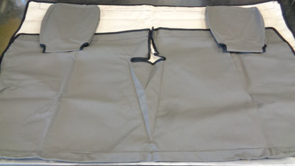 Tuffnut Industrial Canvas 2nd Row Fixed Bench Seat Cover Suitable For Toyota Landcruiser Troop Carrier New Part