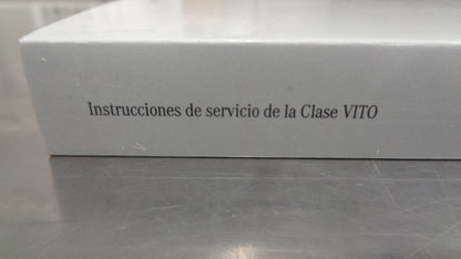 Mercedes Benz Vito Instruction Manual (in Spanish) New Part