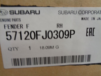 Subaru Impreza Genuine Right Hand Front Guard New Part
