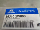 Hyundai Santa Fe Genuine LH Rear Emblem New Part