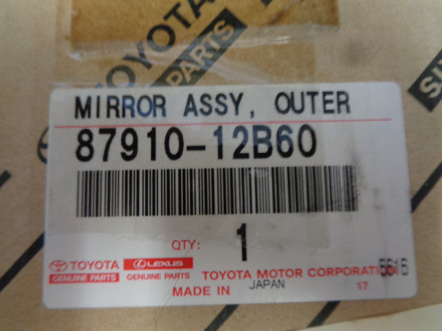Toyota Corolla Genuine Right Hand Outer Mirror Assy New Part